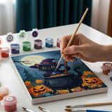 Malen nach Zahlen – 6 Mini-Gemälde - Süßes-oder-Saures-Magie