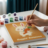 Malen nach Zahlen – 6 Mini-Gemälde - Tier-Wortspiel-Parade