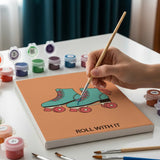 Malen nach Zahlen – 6 Mini-Gemälde - Verspielte Retro-Objekte