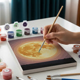 Malen nach Zahlen – 6 Mini-Gemälde - Verzauberter Himmel