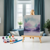 Malen nach Zahlen – 6 Mini-Gemälde - Ätherische Horizonte