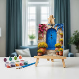 Malen nach Zahlen – 6 Mini-Gemälde - Blütenblätter & Portale