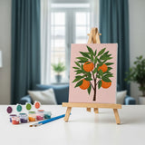 Malen nach Zahlen – 6 Mini-Gemälde - Die Obstkollektion