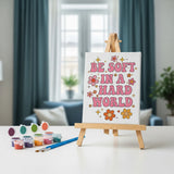 Malen nach Zahlen – 6 Mini-Gemälde - Retro berechtigt