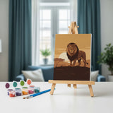 Malen nach Zahlen – 6 Mini-Gemälde - Safari-Abenteuer