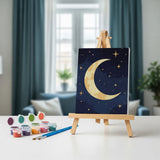 Malen nach Zahlen – 6 Mini-Gemälde - Verzauberter Himmel