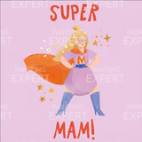 Malen nach Zahlen Super-Mama 2