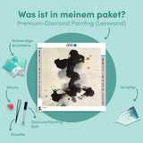 Diamond Painting Tanz aus Tinte Japan