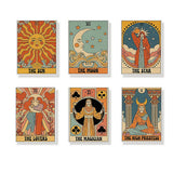 Malen nach Zahlen – 6 Mini-Gemälde - Tarot Vibe Kollektion