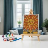 Malen nach Zahlen – 6 Mini-Gemälde - Tarot Vibe Kollektion