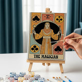 Malen nach Zahlen – 6 Mini-Gemälde - Tarot Vibe Kollektion