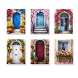 Malen nach Zahlen – 6 Mini-Gemälde - Blütenblätter & Portale