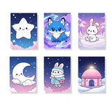 Malen nach Zahlen – 6 Mini-Gemälde - Cloudland Lieblinge