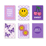 Malen nach Zahlen – 6 Mini-Gemälde - Lila Vase