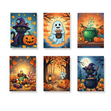 Malen nach Zahlen – 6 Mini-Gemälde - Süßes-oder-Saures-Magie