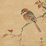 Diamond Painting Vogel auf einem stillen Ast Japan