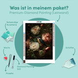 Diamond Painting Vögel in voller Blüte – Ein harmonisches Zusammenspiel von Natur und Farben