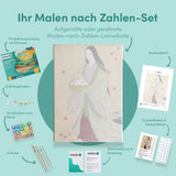 Malen nach Zahlen Weiße Kaninchen im Herbstkorb Japan