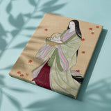 Malen nach Zahlen Weiße Kaninchen im Herbstkorb Japan