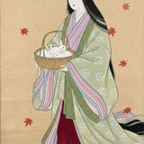 Malen nach Zahlen Weiße Kaninchen im Herbstkorb Japan