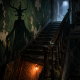 Malen nach Zahlen Betritt dieses Haus nicht – Halloween-Motiv