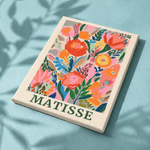 Blumenposter als fertige Leinwand