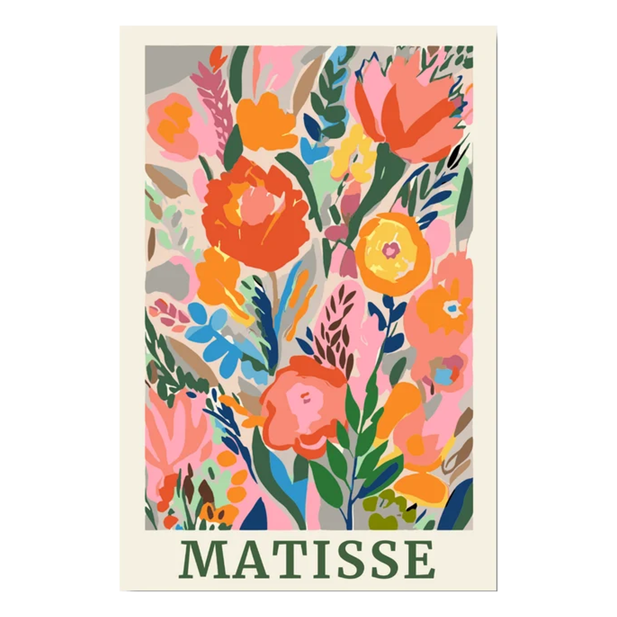 Freigestelltes Motiv Blumenposter ohne Hintergrund
