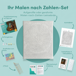 Inhalt des Malen-nach-Zahlen-Sets Der Vorrat des alten Zauberers