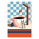Freigestelltes Motiv Kaffeesprung ohne Hintergrund