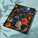 Fertige Leinwand Karneval der freundlichen Monster auf Stoff