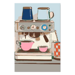 Freigestelltes Motiv Rosa Espresso ohne Hintergrund