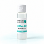 Flow Aid Acrylmedium in einer transparenten 30-ml-Flasche mit weißem Klappverschluss.