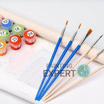 Malen nach Zahlen 2 Babyfüchse