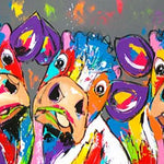 Malen nach Zahlen 3 Kühe