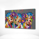 Malen nach Zahlen 3 Kühe