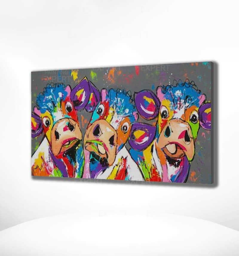 Malen nach Zahlen 3 Kühe