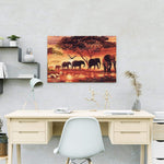 Malen nach Zahlen Afrika