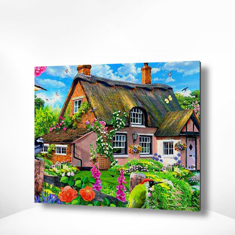 Malen nach Zahlen Bauernhaus