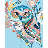 Malen nach Zahlen Blaue Eule