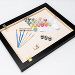 Malen nach Zahlen Blaue Weltkarte