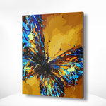 Malen nach Zahlen Blauer Schmetterling