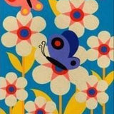 Malen nach Zahlen Blumen mit Schmetterling