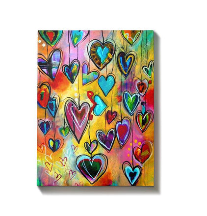 Malen nach Zahlen Bunte Herzen