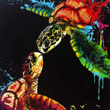 Malen nach Zahlen Bunte Schildkröten