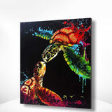 Malen nach Zahlen Bunte Schildkröten