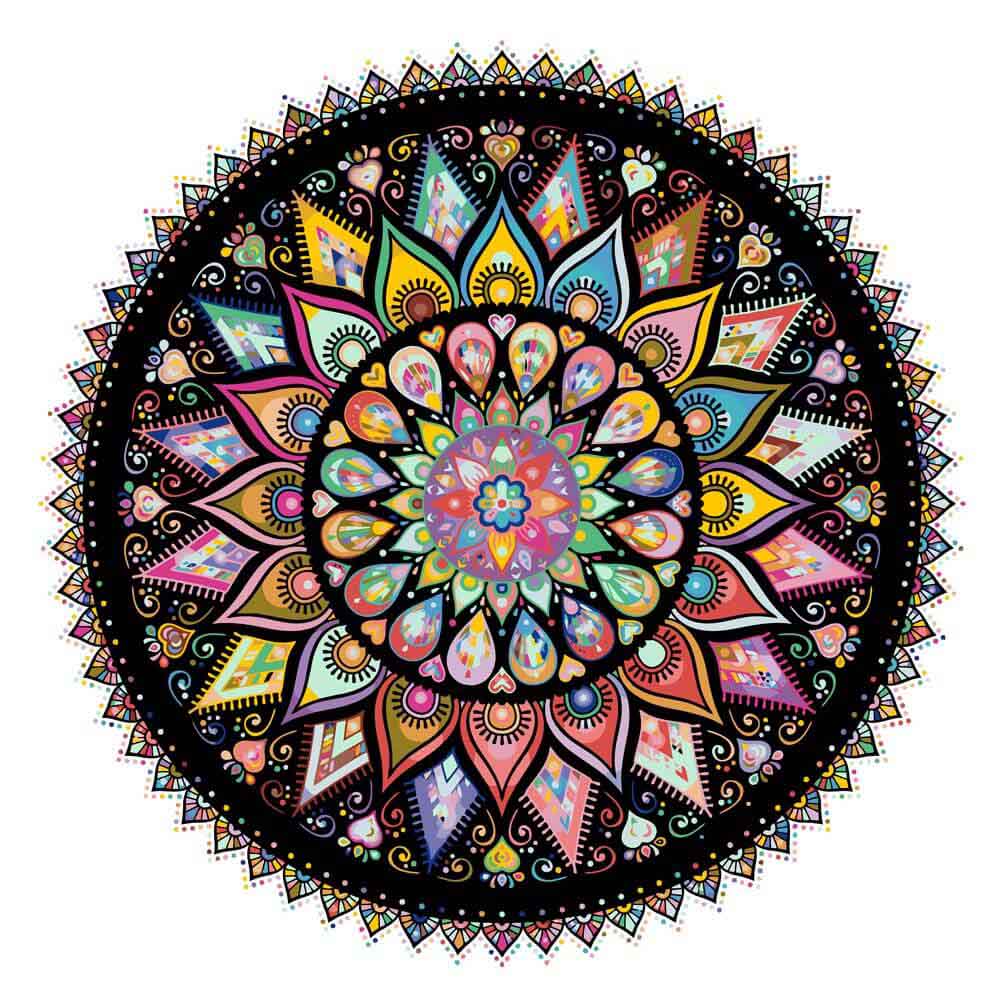 Malen nach Zahlen Bunter Mandala