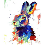 Malen nach Zahlen Buntes Kaninchen