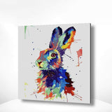 Malen nach Zahlen Buntes Kaninchen