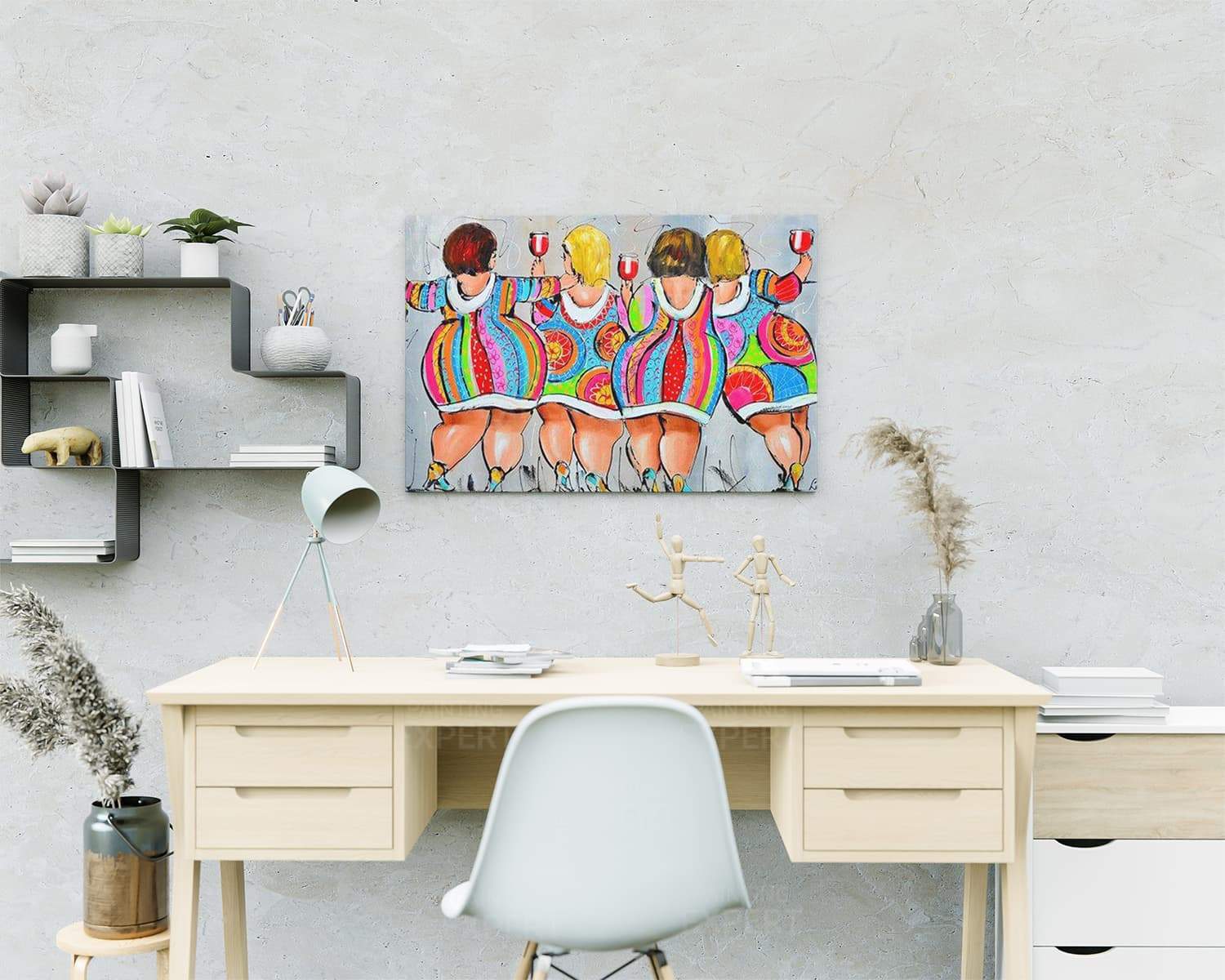 Malen nach Zahlen Dicke Damen