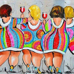 Malen nach Zahlen Dicke Damen